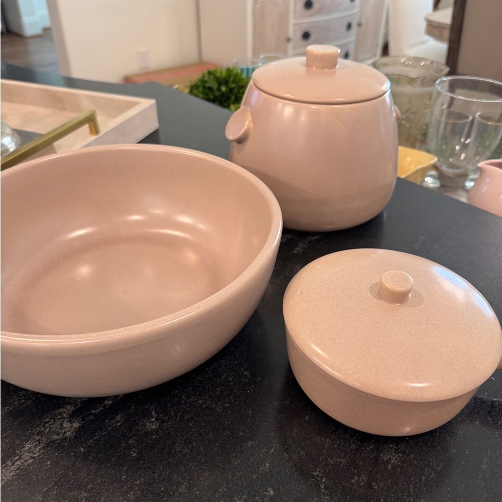 Vintage La Solano Pottery Cookware Set